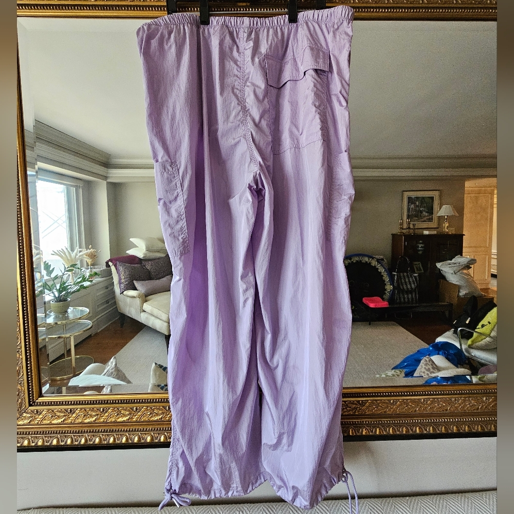 H&M Lavender Parachute Pants - size xl - Picture 5 of 9
